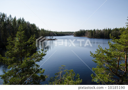 Serene lake view 10185190