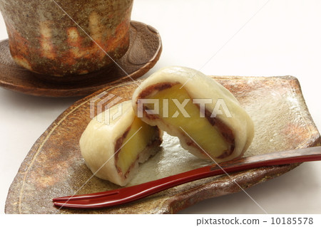Japanese confectionery dumplings suddenly dumplings green tea 10185578