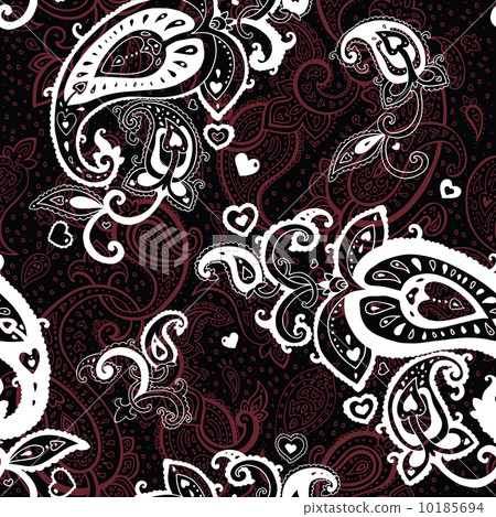 Seamless Paisley background. Seamless Paisley background. 10185694