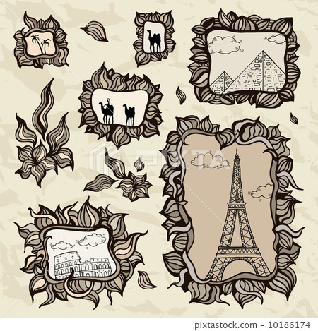 Travel and tourism background. Travel and tourism background. 10186174