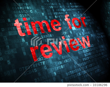 Time for Review on digital background Time for Review on digital background 10186296