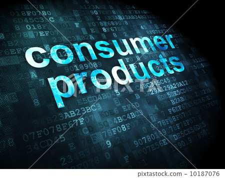 Finance concept: Consumer Products on digital background Finance concept: Consumer Products on digital background 10187076