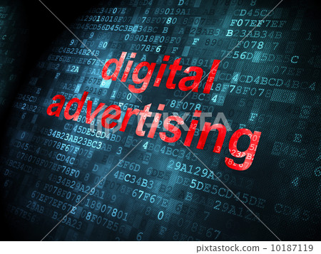 Digital Advertising on background Digital Advertising on background 10187119