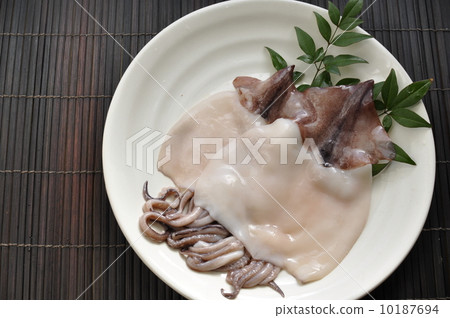 Squid overnight drying in the marginal Nada 10187694