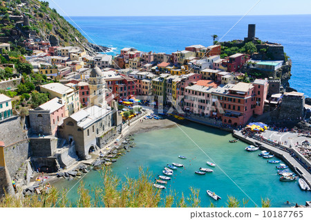 Italian Cinque Terre Vernazza Street 10187765