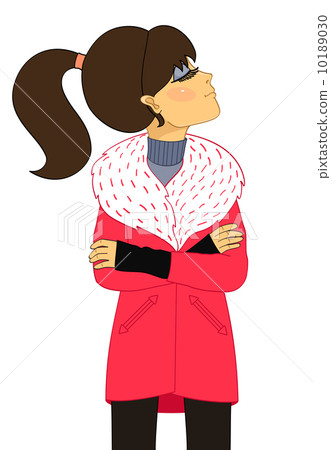 Haughty girl with head up 10189030