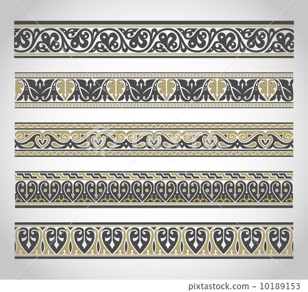 Set of vintage borders Set of vintage borders 10189153