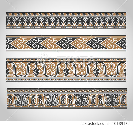 Set of vintage borders 10189171