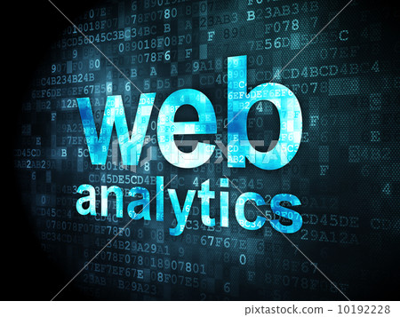 SEO web development concept: Web Analytics on... - Stock Illustration ...