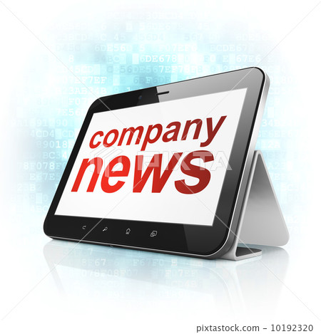 News Concept Company News On Tablet Pc Computer Stock Illustration 10192320 Pixta