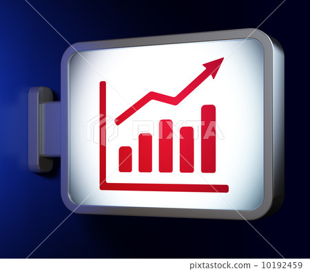 News concept: Growth Graph on billboard background News concept: Growth Graph on billboard background 10192459
