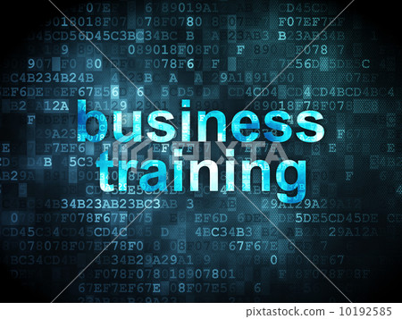 Education concept: Business Training on digital background Education concept: Business Training on digital background 10192585