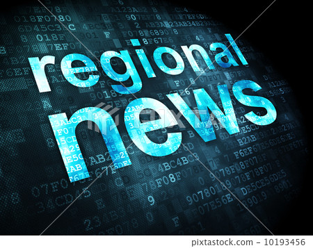 News concept: Regional News on digital background News concept: Regional News on digital background 10193456