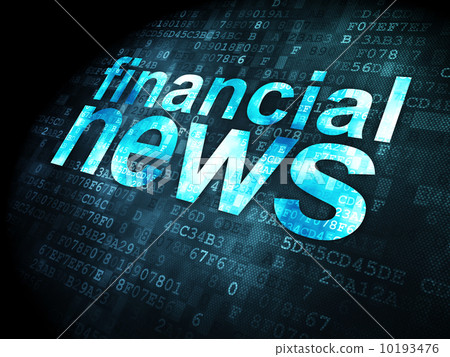 News concept: Financial News on digital background News concept: Financial News on digital background 10193476