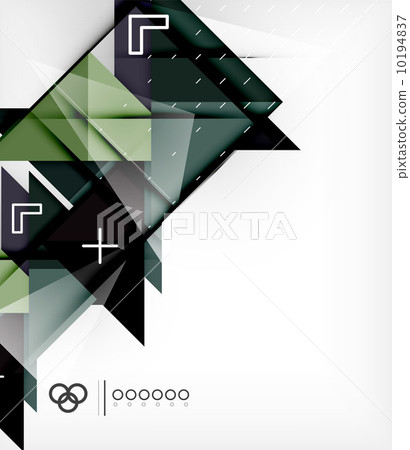 Triangles Template For Brochure | Booklet Triangles Template For Brochure | Booklet 10194837