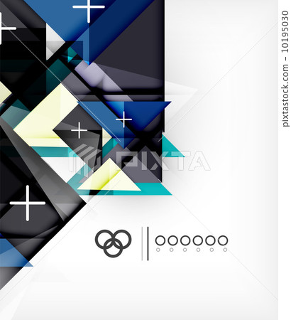 Triangles Template For Brochure | Booklet Triangles Template For Brochure | Booklet 10195030