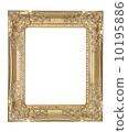 Antique gold frame 10195886