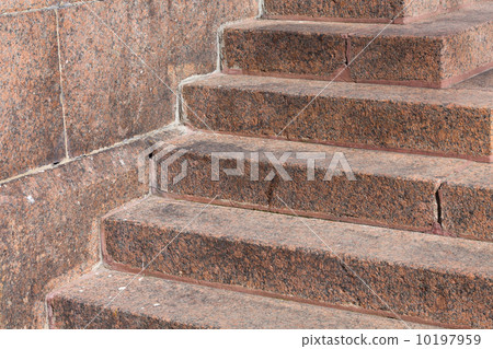Stairs made of red granite 10197959