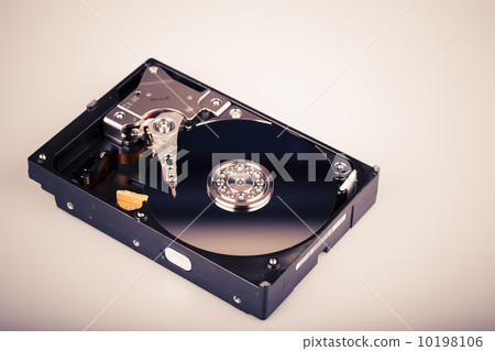 Hard disk drive HDD isolated on white background 10198106