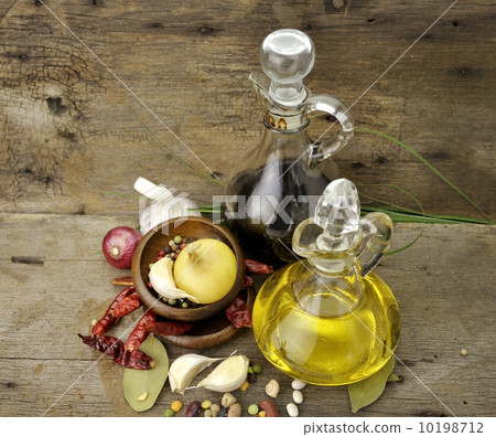 Cooking Oil Vinegar And Spices 10198712