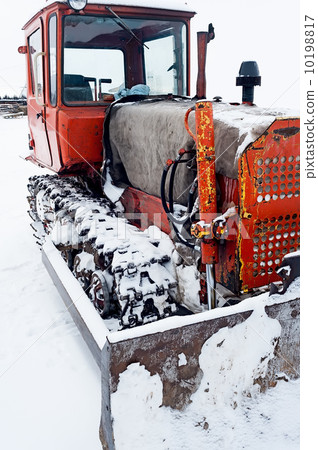 Frozen bulldozer Frozen bulldozer 10198817
