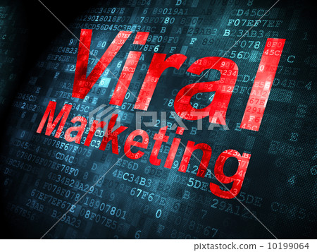 Advertising concept: Viral Marketing on digital background Advertising concept: Viral Marketing on digital background 10199064