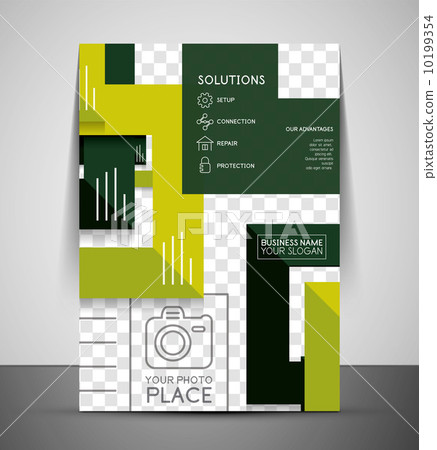 CMYK Business Corporate Flyer Template 10199354