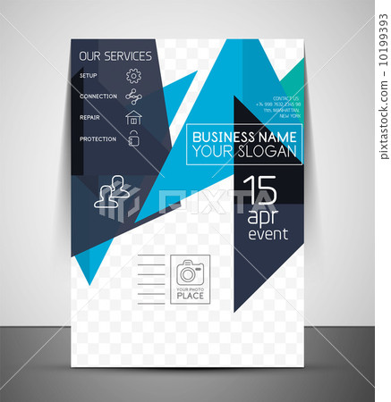 Business corporate flyer template 10199393