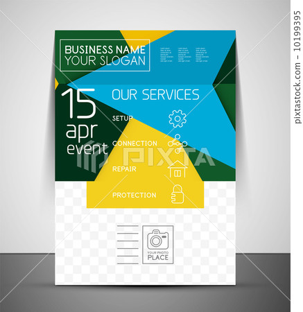 Business corporate flyer template 10199395
