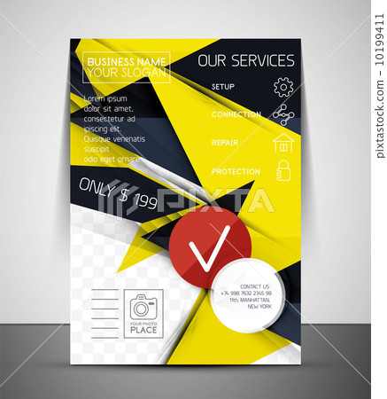 Business corporate flyer template 10199411