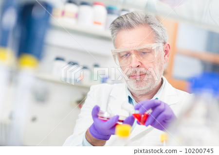 Life scientist researching in the laboratory. 10200745