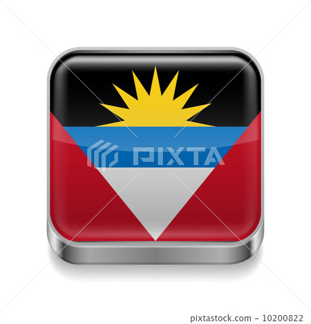 Metal icon of Antigua and Barbuda Metal icon of Antigua and Barbuda 10200822