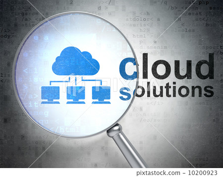 Cloud computing concept: Cloud Network and Cloud Solutions with Cloud computing concept: Cloud Network and Cloud Solutions with 10200923