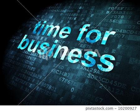 Timeline concept: Time for Business on digital background Timeline concept: Time for Business on digital background 10200927