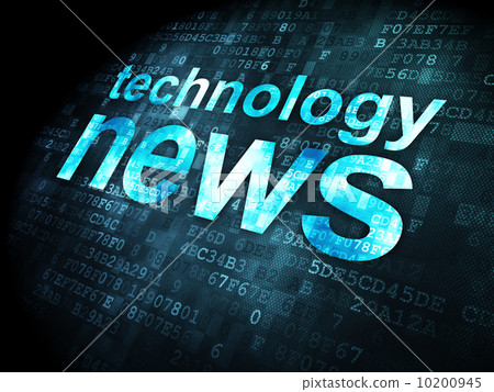 News concept: Technology News on digital background News concept: Technology News on digital background 10200945