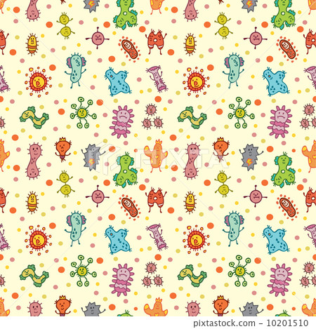 seamless virus pattern seamless virus pattern 10201510