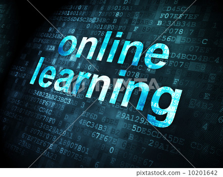 Education concept: Online Learning on digital background Education concept: Online Learning on digital background 10201642