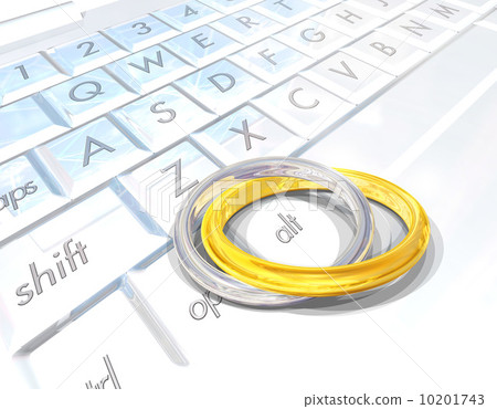 PC上的金銀戒指 10201743