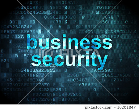 Privacy concept: Business Security on digital background Privacy concept: Business Security on digital background 10201847