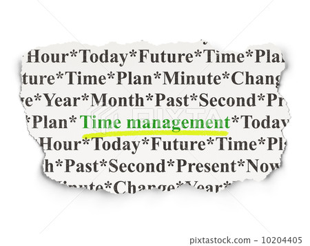 Time concept: Time Management on Paper background 10204405