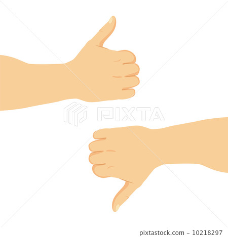 Thumbs Up And Down Thumbs Up And Down 10218297