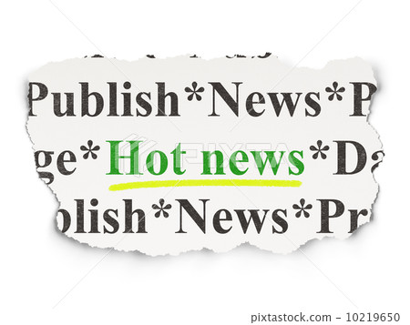 News concept: Hot News on Paper background 10219650