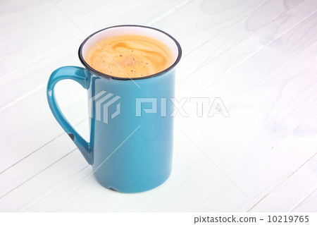 cup of Coffee on wooden vintage table cup of Coffee on wooden vintage table 10219765