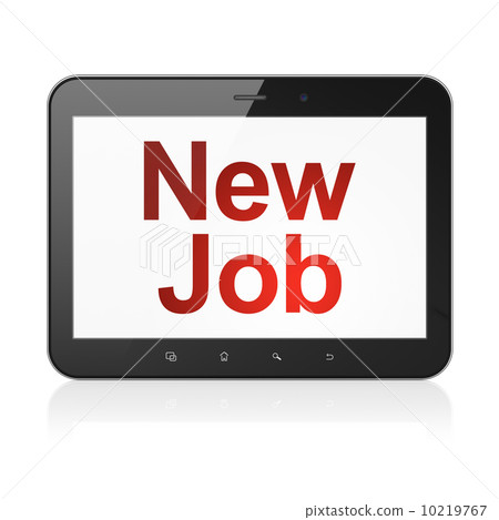 Business concept: New Job on tablet pc computer Business concept: New Job on tablet pc computer 10219767