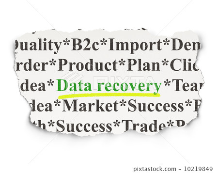 Information concept: Data Recovery on Paper background Information concept: Data Recovery on Paper background 10219849