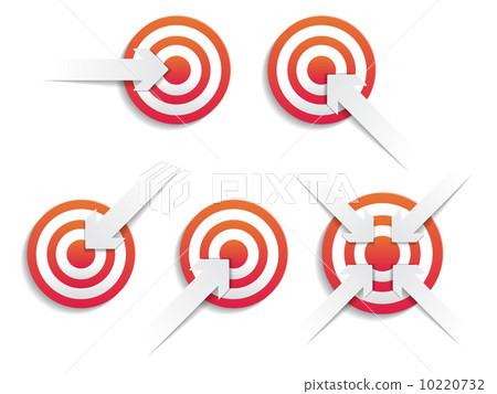Targets and arrows. Targets and arrows. 10220732