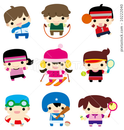 cartoon sport player icon 10222040