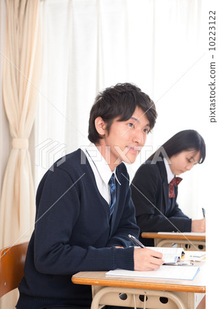 High school students taking classes High school students taking classes 10223122
