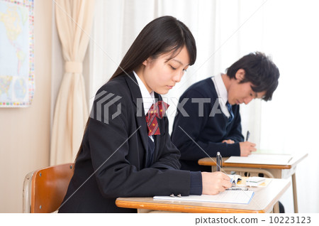 High school students taking classes High school students taking classes 10223123