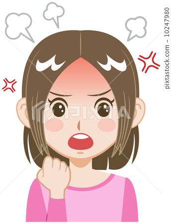 Facial expression - gesture 10247980